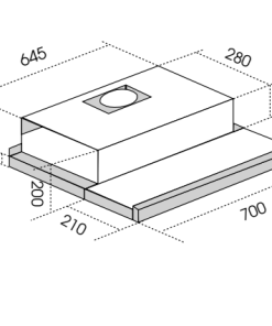 MÁY HÚT MÙI CLASSICO Dmestik ES3070 DMK - 8 MÁY HÚT MÙI CLASSICO DMESTIK ES3070 DMK