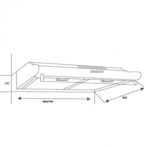 MÁY HÚT MÙI CỔ ĐIỂN CAPRI CR-70B