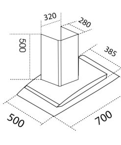 MÁY HÚT MÙI DMESTIK ML2170 DMK