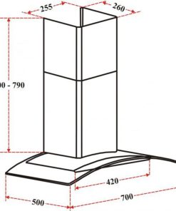 MÁY HÚT MÙI DMESTIK TL4270 DMK - 4 MÁY HÚT MÙI DMESTIK TL4270 DMK
