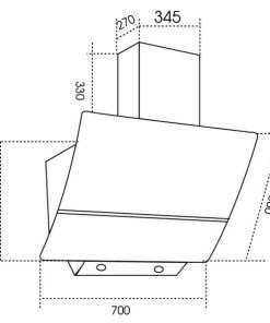 MÁY HÚT MÙI DMESTIK TL4670 DMK - 13 MÁY HÚT MÙI DMESTIK TL4670 DMK