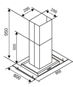 MÁY HÚT MÙI ĐỘC LẬP CAPRI CR-91-9S