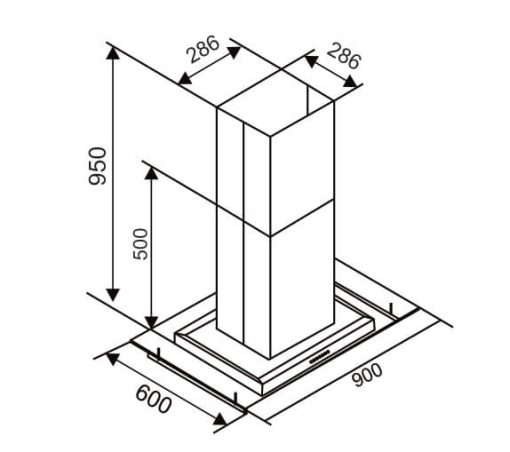 MÁY HÚT MÙI ĐỘC LẬP CAPRI CR-91-9S