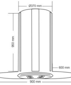 Máy hút mùi độc lập Capri CR-999H - 4 MÁY HÚT MÙI ĐỘC LẬP CAPRI CR-999H