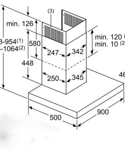 Máy hút mùi BOSCH DWB98JQ50B|Serie 6 - 8 Máy hút mùi BOSCH DWB98JQ50B|Serie 6 - 7