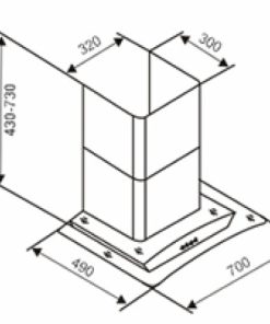Máy hút mùi hiện đại kính cong Capri CR-788H - 4 MÁY HÚT MÙI HIỆN ĐẠI KÍNH CONG CAPRI CR-788H