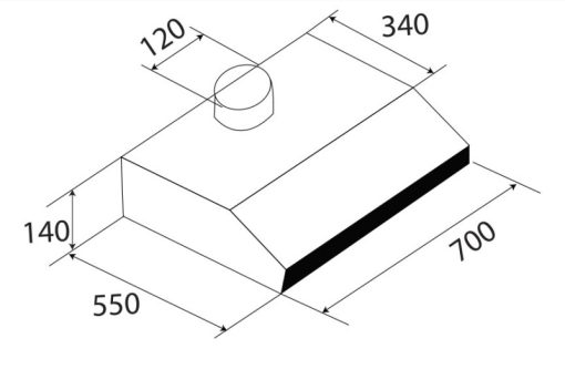 MÁY HÚT MÙI KAFF KF-S70HD