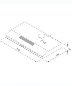 MÁY HÚT MÙI KAFF KF-SL70K