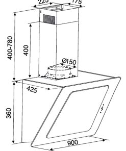 MÁY HÚT MÙI KOCHER K-2080V-90