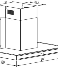 MÁY HÚT MÙI KOCHER K-225D-70