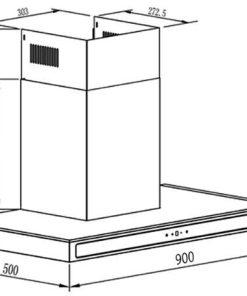 MÁY HÚT MÙI KOCHER K-225D-90 - 5 MÁY HÚT MÙI KOCHER K-225D-90