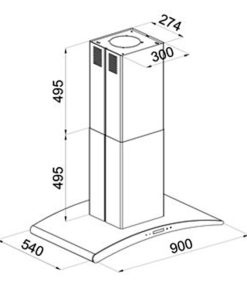 MÁY HÚT MÙI KOCHER SERENA CXW-188CRV - 5 MÁY HÚT MÙI KOCHER SERENA CXW-188CRV