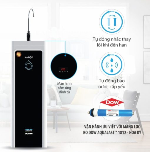 MÁY LỌC NƯỚC KAROFI OPTIMUS I1 6 LÕI LỌC O-I126