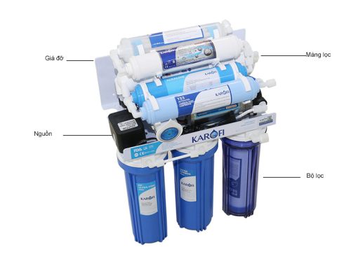 MÁY LỌC NƯỚC KAROFI SRO KSI90 KHÔNG TỦ 9 CẤP LỌC CÓ ĐÈN UV