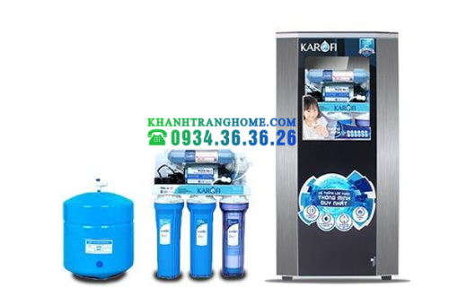 MÁY LỌC NƯỚC KAROFI TIÊU CHUẨN 8 CẤP TỦ IQ KT8-IQ