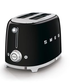 MÁY NƯỚNG BÁNH MÌ 2 LÁT THẬP NIÊN 50 MÀU ĐEN SMEG TSF01BLEU 535 43 660