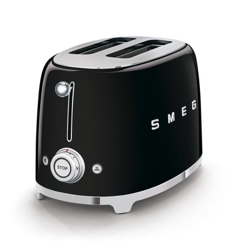 MÁY NƯỚNG BÁNH MÌ 2 LÁT THẬP NIÊN 50 MÀU ĐEN SMEG TSF01BLEU 535 43 660