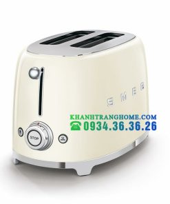 MÁY NƯỚNG BÁNH MÌ 2 LÁT THẬP NIÊN 50 MÀU KEM SMEG TSF01CREU 535 43 665