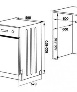 Máy rửa bát Dmestik ES14 02SM - 9 MÁY RỬA BÁT DMESTIK ES14 02SM