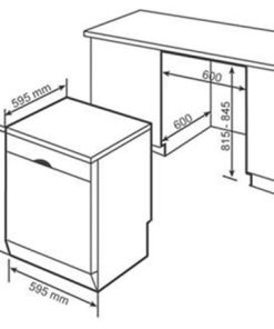 MÁY RỬA CHÉN KAFF KF-BDWSI12.6