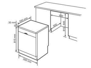 MÁY RỬA CHÉN KAFF KF-BDWSI12.6