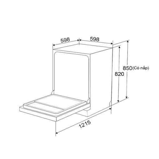 MÁY RỬA CHÉN KAFF KF T35HEMERA