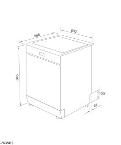 MÁY RỬA CHÉN MALLOCA WQP12-7635BS