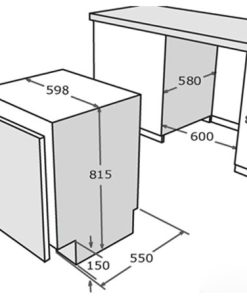MÁY RỬA CHÉN TEXGIO TGBI036T - 15 BỘ ÂM TỦ TOÀN PHẦN TỰ ĐỘNG HÉ CỬA