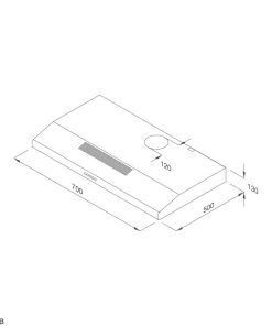 Máy hút mùi Classic Malloca H365-7B - 8 Máy hút mùi Classic Malloca H365-7B