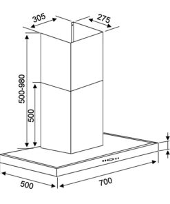 Máy hút mùi Kocher K-225C-70