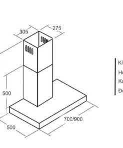 Máy hút mùi Kocher K-225C-90 - 5 Máy hút mùi Kocher K-225C-90