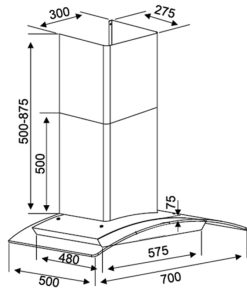 Máy hút mùi Kocher K-228S-70