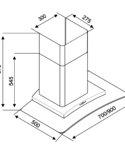 Máy hút mùi Kocher K-8870 - 5 Máy hút mùi Kocher K-8870