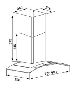 Máy hút mùi Kocher K-8890 - 5 Máy hút mùi Kocher K-8890