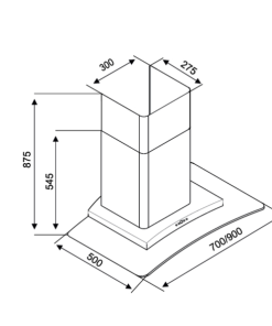 Máy hút mùi Kocher K-8970 - 5 Máy hút mùi Kocher K-8970