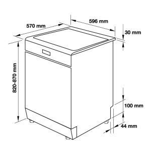 Máy rửa chén độc lập Hafele HDW-F60F 533.23.310