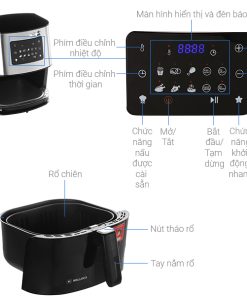 Nồi Chiên Không Dầu Malloca MAF-06 - 5 NỒI CHIÊN KHÔNG DẦU MALLOCA MAF-06