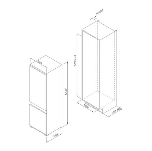 TỦ LẠNH ÂM TỦ MALLOCA MF-246EBI