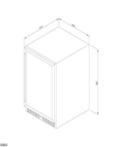 TỦ RƯỢU 20 CHAI MALLOCA MWC 20BG