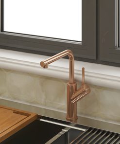 VÒI RỬA BÁT RÚT DÂY KONOX ARTAN ROSE GOLD - 16 VÒI RỬA BÁT RÚT DÂY KONOX ARTAN ROSE GOLD