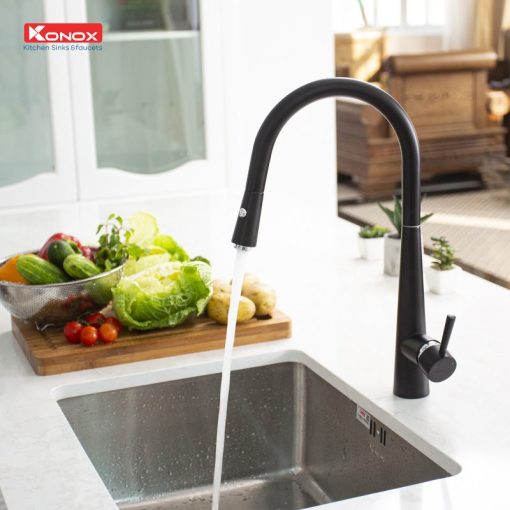 VÒI RỬA BÁT RÚT DÂY KONOX KN1901B
