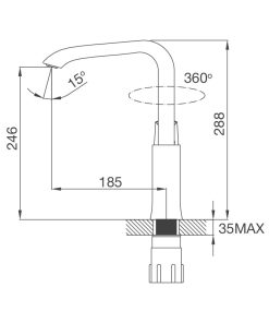 Vòi Rửa Chén Malloca K290C - Vòi mạ Chrome - 7 VÒI RỬA CHÉN MALLOCA K290C - VÒI MẠ CHROME