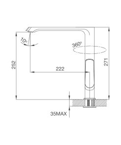 Vòi rửa chén Malloca K82C - Vòi mạ Chrome - 7 VÒI RỬA CHÉN MALLOCA K82C - VÒI MẠ CHROME