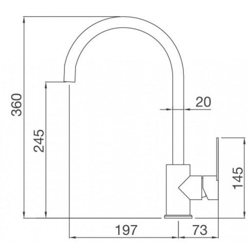 VÒI RỬA CHÉN MALLOCA MF-040 MÀU ĐEN