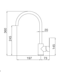 Vòi rửa chén Malloca MF-043 - 5 VÒI RỬA CHÉN MALLOCA MF-043
