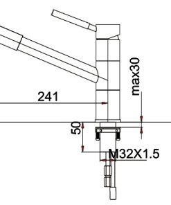 VÒI RỬA ĐÁ KAFF KF-C1
