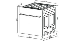 Máy rửa chén âm tủ Malloca WQP6-87CP - 3