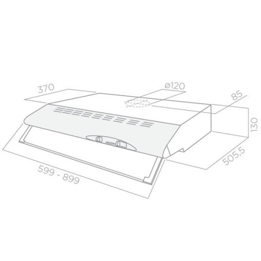 Máy hút mùi Elica CONCORDE BL 70CM - 1