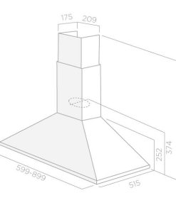 Máy hút mùi Elica TAMAYA RAIL BL - 6 Máy hút mùi Elica TAMAYA RAIL BL - 5