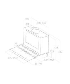Máy hút mùi Elica GLIDE - 6 Máy hút mùi Elica GLIDE - 5